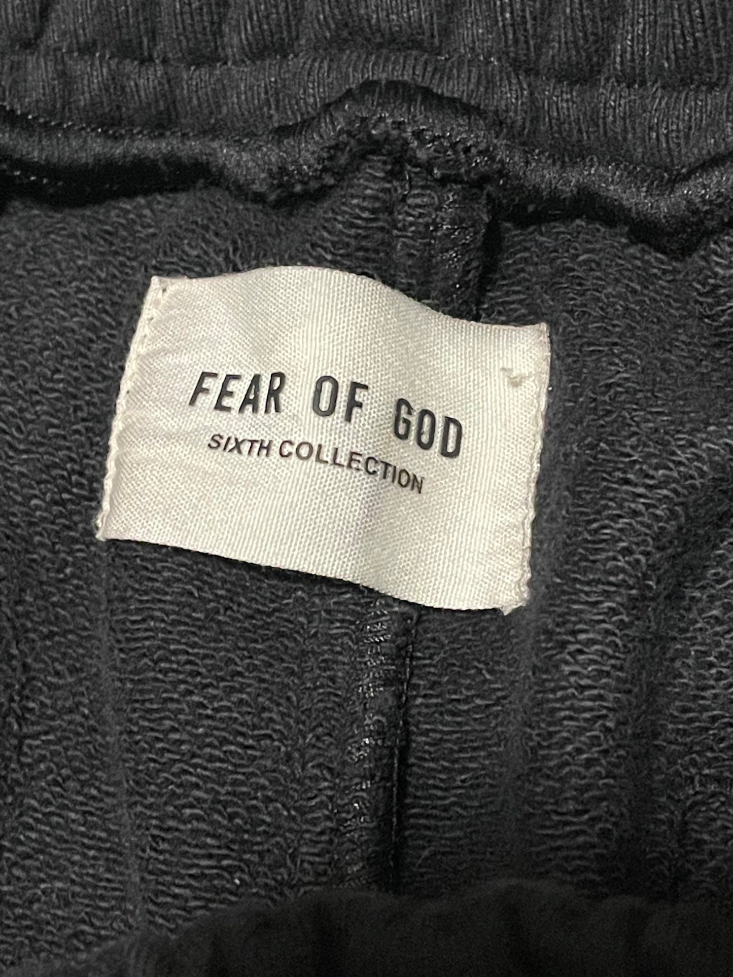 Fear Of God Washed Black Sweatpants