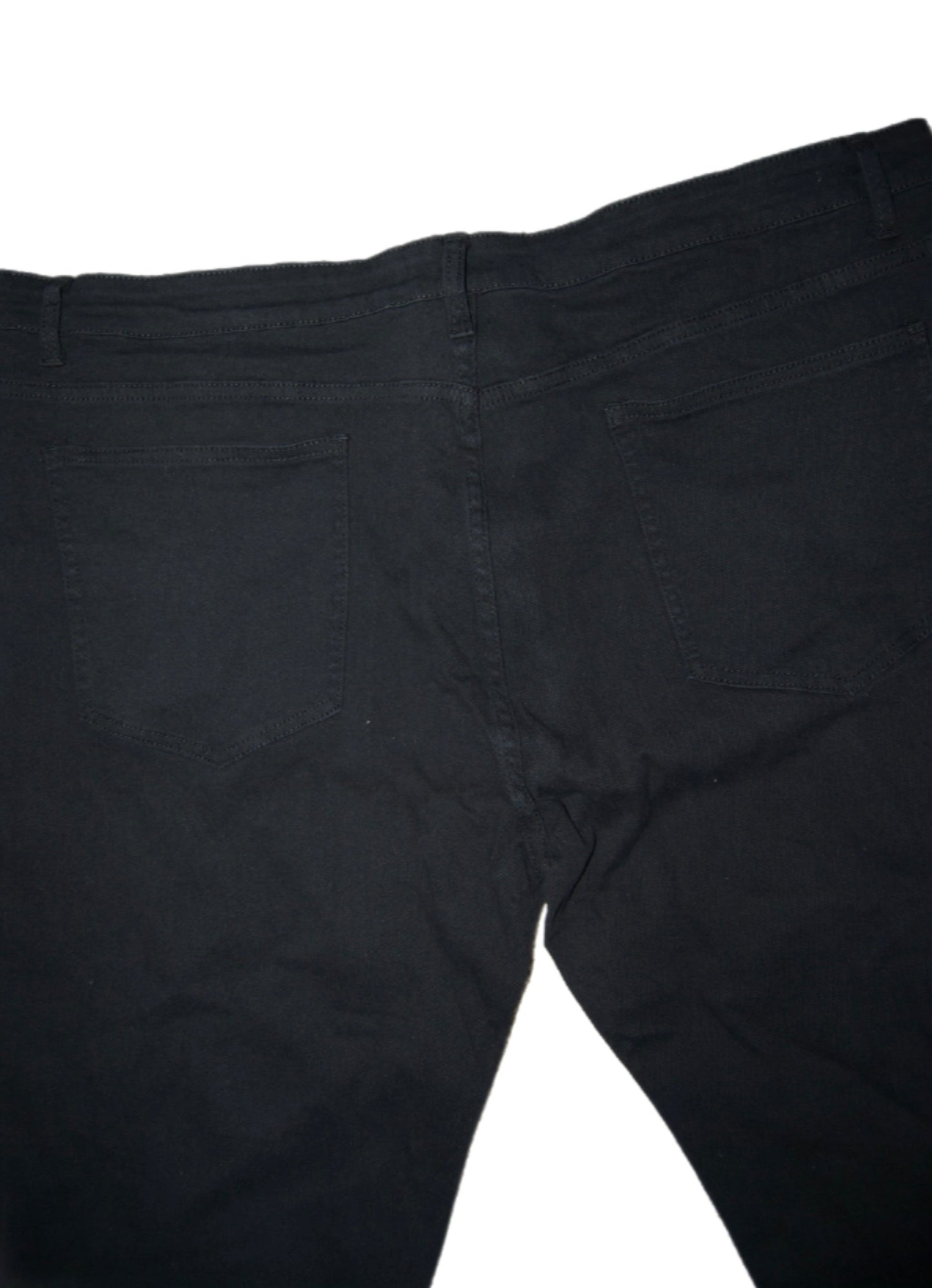 Black Big and Tall Ripped Jeans