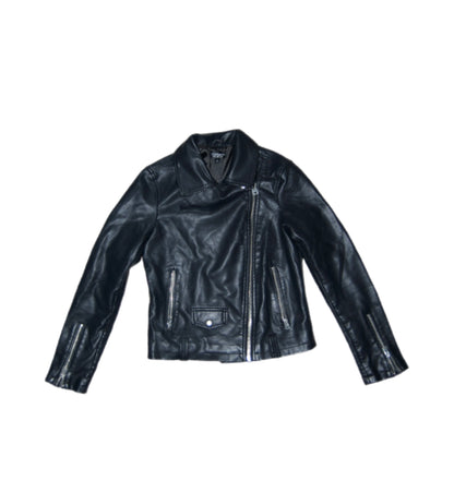 Topshop Faux Leather Vegan Moto Jacket