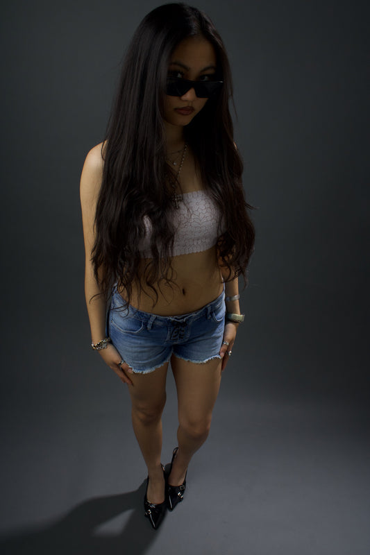 Denim Blue Jean Shorts