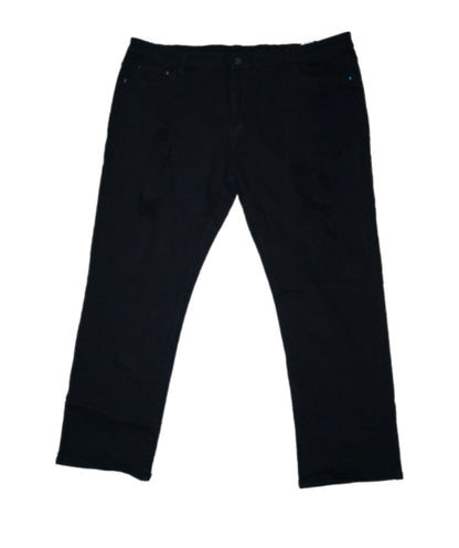Black Big and Tall Ripped Jeans
