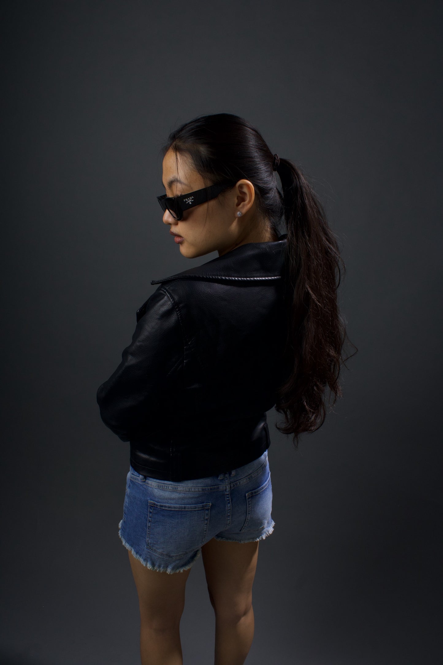 Topshop Faux Leather Vegan Moto Jacket